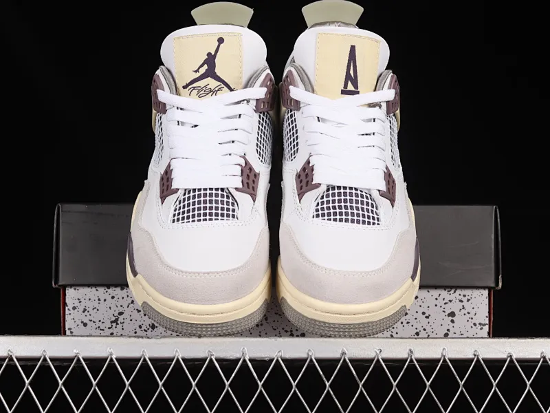 All categories Air Jordan Jordan series basketball shoes Air Jordan 4 Air Jordan 4 Retro "Medium Grey" AJ4 Joe 4 meters brown DH6927-001